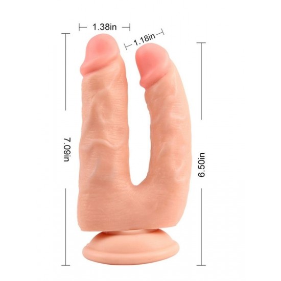 Shop You Bromeo Çiftli Kıkırdaklı Gerçekçi Dildo