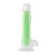 Shop You Beyond Yeşil Dick Glow Gece Parlayan Dildo, Silikon, Şeffaf, 18 cm