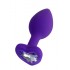 Shop You Diamond Heart Anal Plug Mor 7 cm 18 g