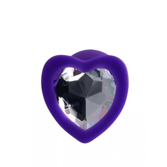 Shop You Diamond Heart Anal Plug Mor 7 cm 18 g