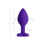 Shop You Diamond Heart Anal Plug Mor 7 cm 18 g