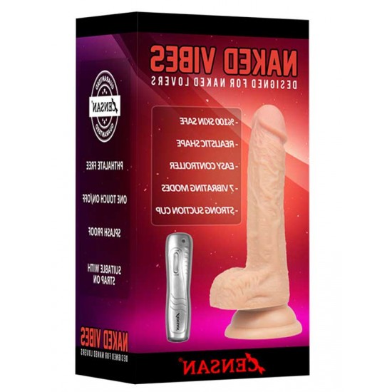 Shop You Naked Vibes 21cm Gerçekçi Dildo Vibratör