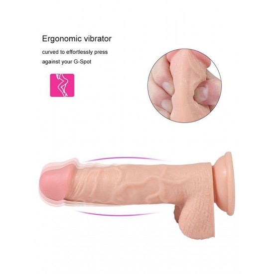 Shop You Hans Gerçekçi Vanztuzlu Realistik Şarjlı Uzaktan Kumandalı Dildo 21 cm