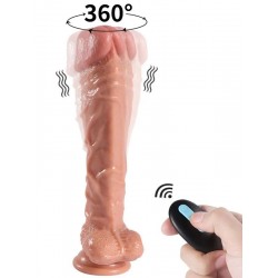 Shop You Uzaktan Kumandalı Şarjlı Realistik Penis Döner Başlı 25.5 cm