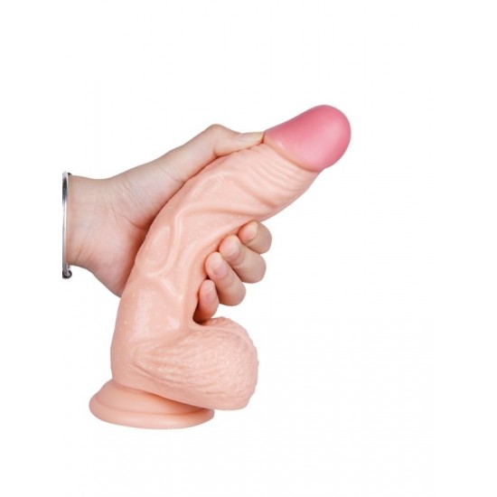 Shop You 22,5cm Vantuzlu Gerçekçi Realistik Dildo