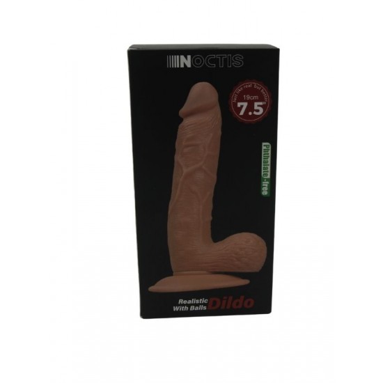 Shop You Noctis Gerçekçi Realistik Testisli Dildo 18 cm